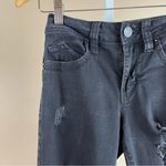 Ymi  Size 3 Distressed Raw Hem Dark Black Beachy Grunge Skater Streetwear Skinny Photo 4