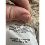 Badgley Mischka  Overcoat Jacket Sz M Faux Shearling Leather Black Aviator​ Photo 8