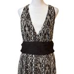 Nicole Miller Silk Geometric Halter Dress - Size 14 Photo 2