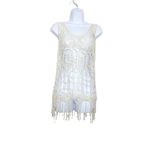 it's our time It’s Our Time Boho Crochet Fringe Top size‎ S Photo 1