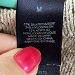 CRAZY HORSE  size M patchwork floral silk nylon blend sweater. Photo 9