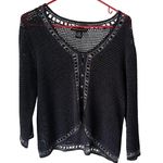 Norton Mcnaughton Sweater Vintage Large Open Knit Button Front Cottage Photo 0