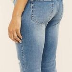 Indigo Blue Y2K MATERNITY -Maternity Women's Skinny Leg Denim Jeans, size medium. Photo 0