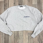 Brandy Melville California embroidered cropped sweatshirt Photo 0