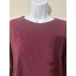 Lilla P Womens‎ Crewneck Dolman Long Sleeve Sangria Top Size M Red Size M Photo 2