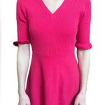 Kate Spade Pink Ribbed Knee Length Dress Photo 4