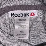 Reebok  grey sleeve logo hoodie full zip up athletic sweatshirt Photo 8