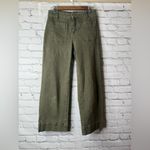 Sanctuary Olive Green the marine crop Wide-Leg Pants size 26 Photo 2