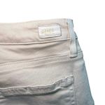 Paige  Hoxton Slim Crop Frayed Hem Jeans - Womens Size 28 - Off White Denim Photo 4