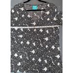 Escapada  Black print 3/4 flared sleeve tunic shirt size‎ XL Photo 5