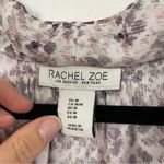 Rachel Zoe  Purple Abstract Print Sleeveless Blouse Womens M Flowy Classic Top Photo 3