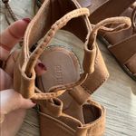 Old Navy Elegant Tan Lace-Up Sandals Photo 2