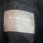 Everlane  Italian wool double button blazer black Sz 0 Photo 4