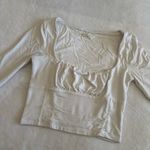 Aritzia Wilfred Free Orbit White Longsleeve Photo 1