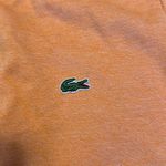 Lacoste sport women’s peach crewneck hoodie size 44 Has some ink stains and st Photo 2