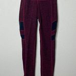 Beyond Yoga Iconic Silhouette Leggings Heather Red High Waist Athleisure Sz S Photo 2