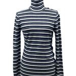 Tracy Reese Cashmere Blend Navy & Ivory Nautical Striped Sweater Size Medium Photo 0
