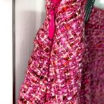 Neiman Marcus  Wool tweed rose pink skirt. Fit and flare. Size 10. Photo 5