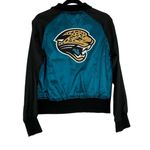 Reebok  Women's Teal Vintage Y2K Jacksonville‎ Jaguars Track Bomber Jacket Size M Photo 0