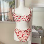 Good American  Snow Cherries Pattern Underwire Bikini Top & Bottoms Set Photo 4