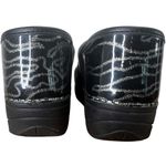 Dansko  XP 2.0 Glitter Waves Black Clogs Metallic Print Slip On Nurse Shoes 7.5 Photo 7