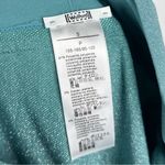 Wolford Shiny Grid Leggings Metallic Ice Jade Silver Athleisure Glam Designer S Blue Photo 6