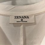 Zenana Outfitters Cream Sleeveless Top Women’s Medium Photo 4