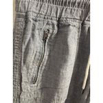 Athleta Women's Size 4 Cabo Linen Jogger Pants Chambray Blue Casual Travel Photo 2