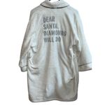 Kate Spade "dear Santa, Diamonds Will Do" Plush Short Wrap ROBE (SW400 Photo 1