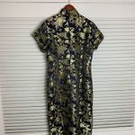 2X ML Gold black shimmer kimono slit costume dress Size XXL Photo 3