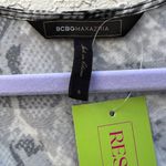 BCBG max azria black and white dress with belt size Small Photo 3