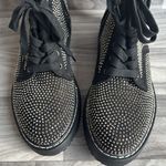 Madden Girl  Black Studded Combat Boots Photo 7