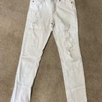 Eunina Oasis By  White Mid Rise Distressed Jeans Size 5 Photo 2
