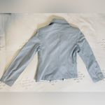 Tommy Hilfiger Vintage 90s  Pinstripe Linen Blazer - Blue/White - 4 Photo 8