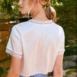 SheIn Red Lace Top Photo 1