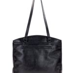 Patricia Nash  Chantilly Lace Poppy Tote Genuine Leather Black and White Photo 2