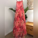 Hutch Costella Pink Blush Floral Tulle Gown Dress size 4 Photo 7
