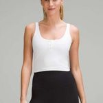 Lululemon NWT Align Ribbed Henley Tank Top / White Photo 0