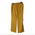 Free People This is It Y2K Low Rise Cargo Utility Pants Mustard Yellow Size 2 Photo 6