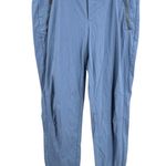 Athleta  Trekkie North Jogger Pants Light Blue Zip Pockets Travel Size 14 Tall Photo 0