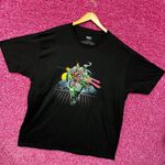 Marvel Deadpool Riding a Trex T-shirt size 2xl Photo 2