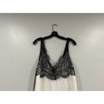 ZARA  Black White Satin Effect Maxi Long Dress Medium M NEW Photo 2