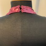 EXPRESS 16. NWT Rose Pink Sequin Halter Neck Open Back Mini Dress Size L Photo 6