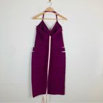 Oh Polly NWT Nika cut out halter bandage bodycon dress in plum. Size 12 Photo 3