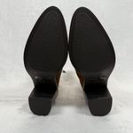 Seychelles  Suede Ankle Boots Heel‎ Stacked Brown Leather Size 7 Photo 9