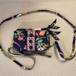Vera Bradley All-in-One retired Ribbons crossbody bag with wrist strap. Small. Photo 0