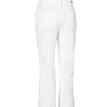 CAbi NWT  #5880 White Trouser Slight Flare Jeans In Brite White Photo 5