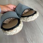 Torrid NWT! Single Band Espadrille Platform Slide Women Sz 9.5 Black & White Photo 3