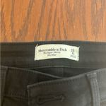 Abercrombie & Fitch Abercrombie black the super skinny mid rise jeans size 6R 63% cotton Photo 3