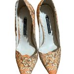 Alice + Olivia Dina Rose Cutout Overlay Dress Pumps - Coral 7.5 Photo 11